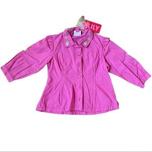 NWT Oilily Girls Pink Blouse